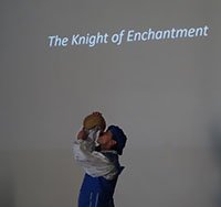 The Knight drinks away his sorrows